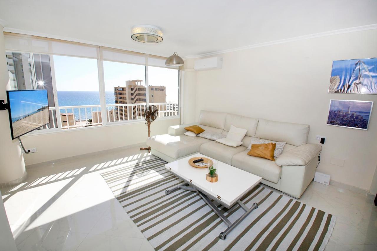 Ferienwohnung In Front Of The Sea With Ac And Pool Alicante Exterior foto