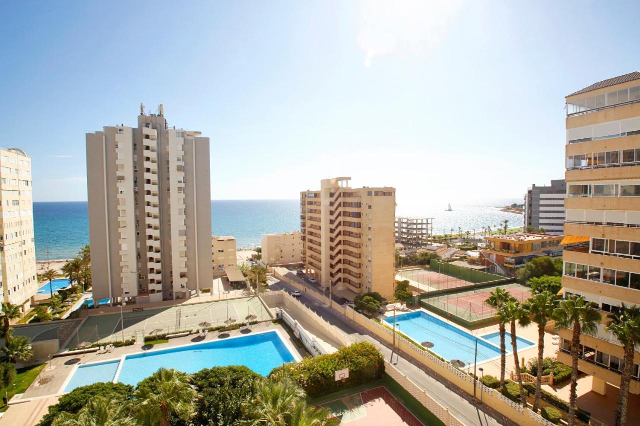 Ferienwohnung In Front Of The Sea With Ac And Pool Alicante Exterior foto